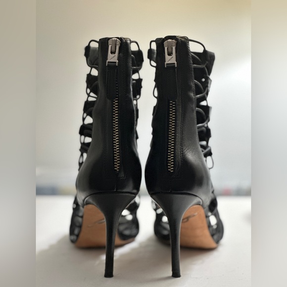 BRIAN ATWOOD FELODY BLACK GLADIATOR SANDALS - Picture 7 of 8